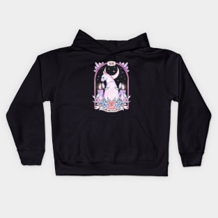 Cat tarot card design Kids Hoodie